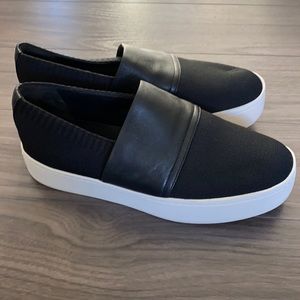 Vince slide on platform sneakers